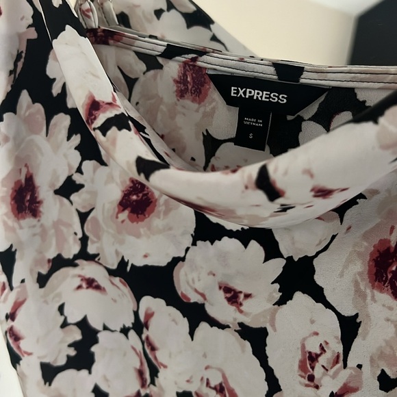 EXPRESS Floral Cowl Neck Camisole - Picture 2 of 3